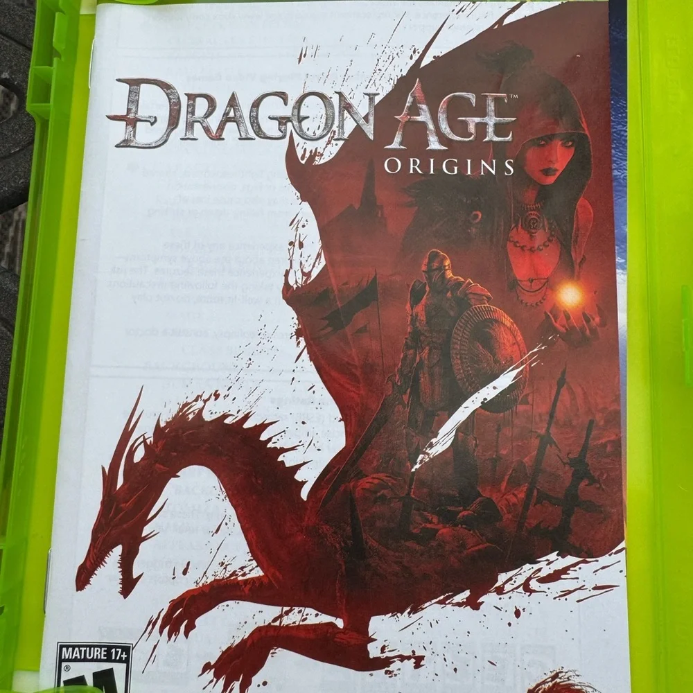 Microsoft Xbox 360 Red and Green Video Game
